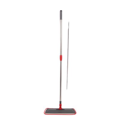 Qualität  Sustainable Flat Microfiber Mop With Telescopic Stainless Pole usine