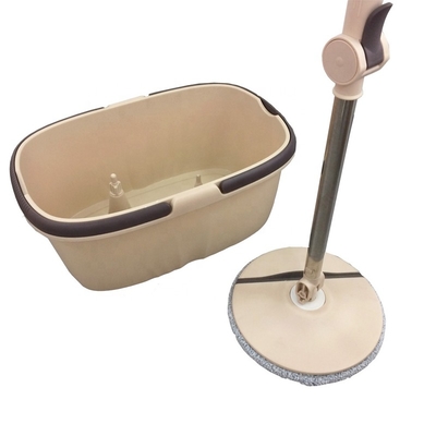 Trommel der Zentrifuge Microfiber-Reinigungs-Mopp-magischer Eimer BNcompany stützbarer abnehmbarer spinnender Mopp-360 mit Edelstahl WR