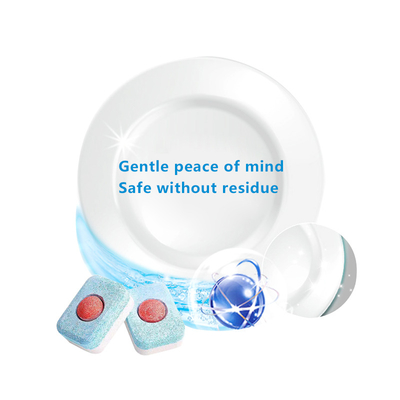 2021 Disposable Hot Sale Kitchen Dishwasher Dishwashing Detergent Dishwasher Effervescent Tablets Amazone Effervescent Tablet